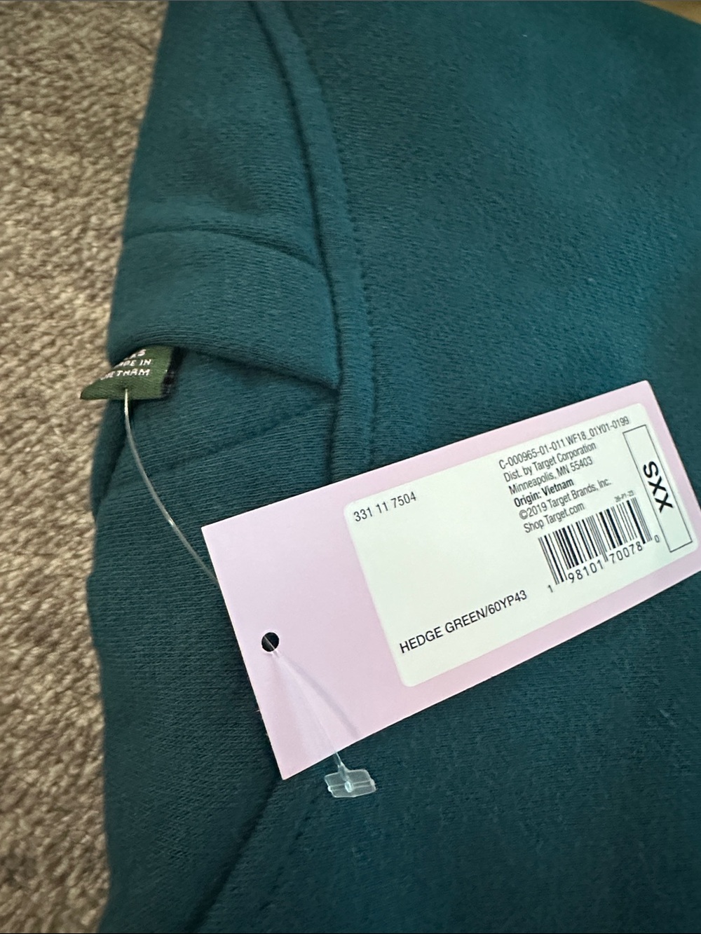 Cozy Teal Hooded Sweatshirt - Women's - Picture 2 of 2